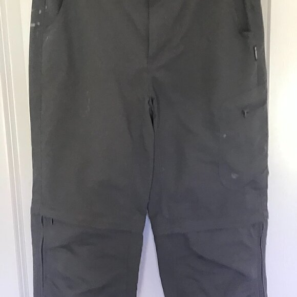 K-Way Technical Design gray convertible hiking pants w/zip off legs, size 8 - Picture 2 of 10